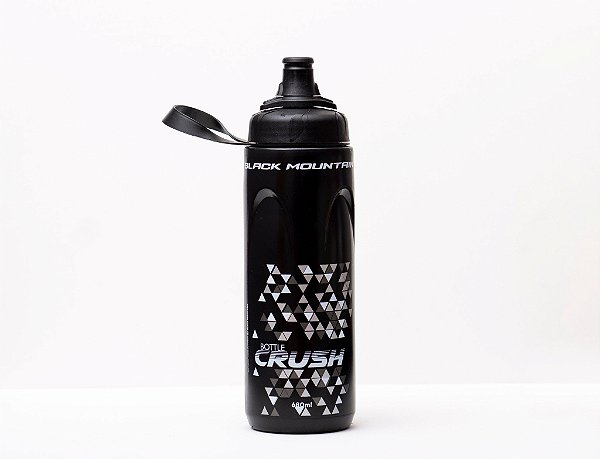 Garrafa BLACK MOUNTAIN 680ML Preta - CRUSH BLACK