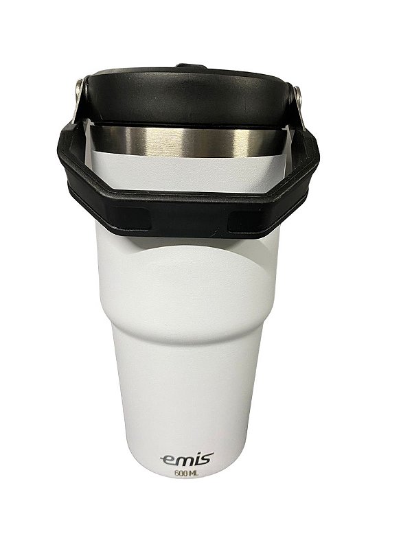 Garrafa Térmica EMIS 600ml Branca com Alça