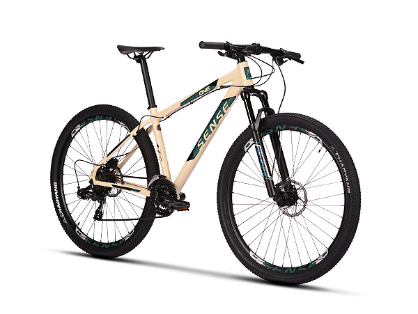 Bicicleta SENSE ONE 2023 Creme/Aqua Tam. 19