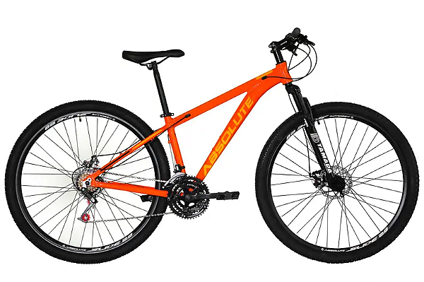 Bicicleta ABSOLUTE Nero Laranja 21v Tam. 19