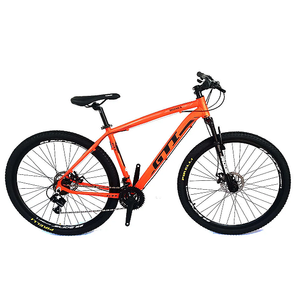 Bicicleta GTI Roma Laranja 21v Tam. 19