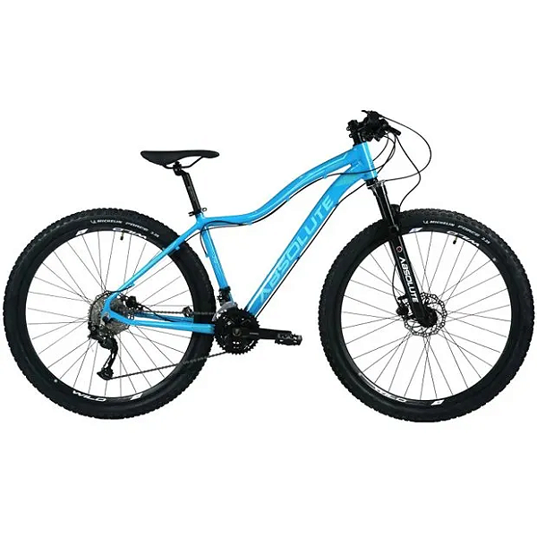 Bicicleta ABSOLUTE HERA Azul/Verde 21v Tam. 15