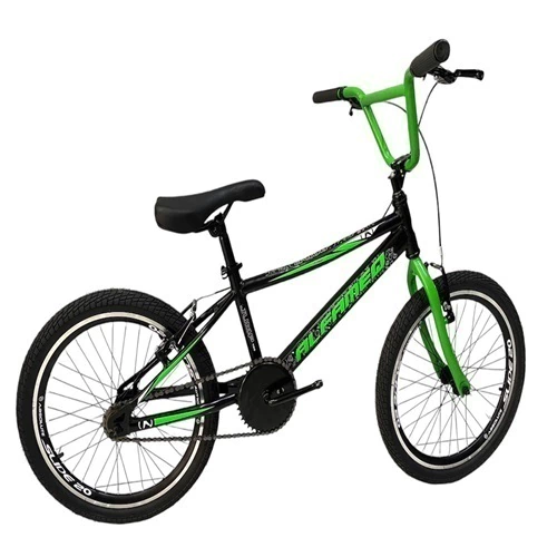 Bicicleta Infantil ALFAMEQ Aro 16 Preto/Verde