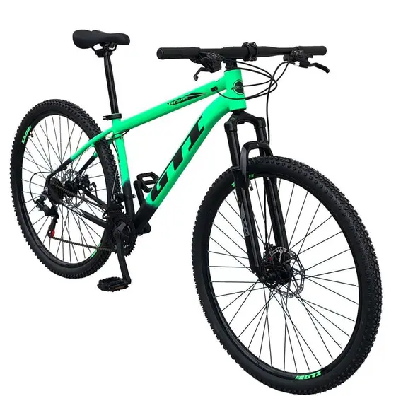 Bicicleta GTI Roma Verde/Preto Fosco 21v Tam. 19