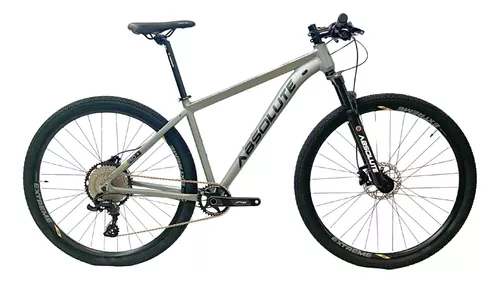 Bicicleta ABSOLUTE NERO 5 Cinza Tam. 17 12v