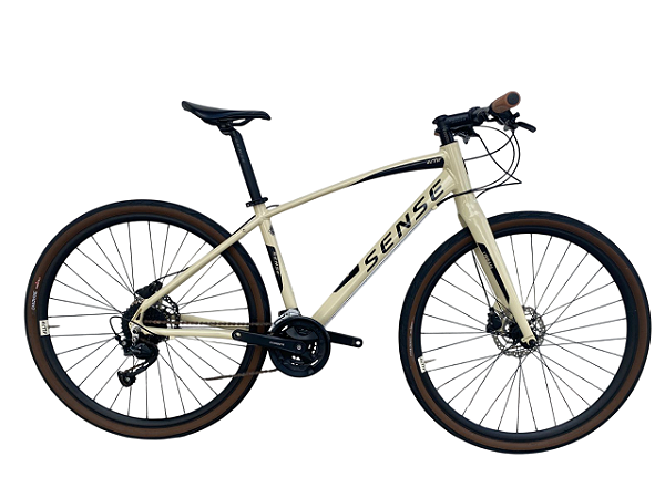 SEMINOVO - Bicicleta SENSE Activ Creme/Preto - Tam. M