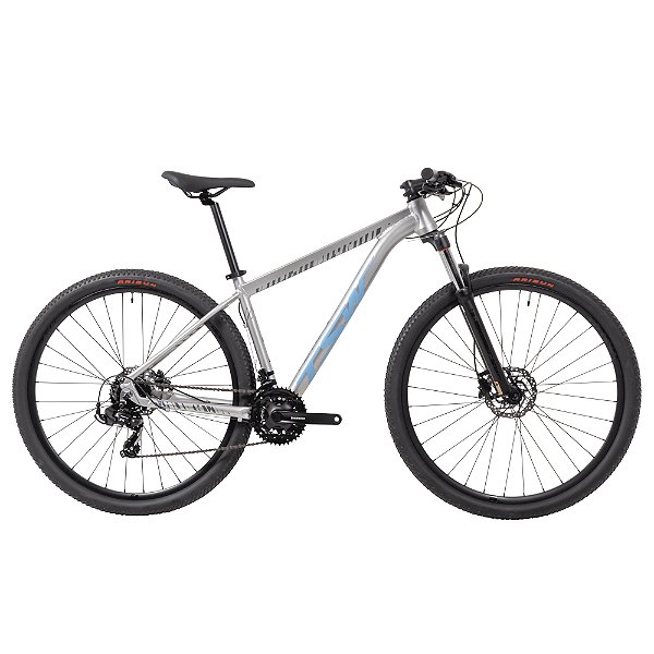 Bicicleta TSW Ride Prata/Azul Tam. 17