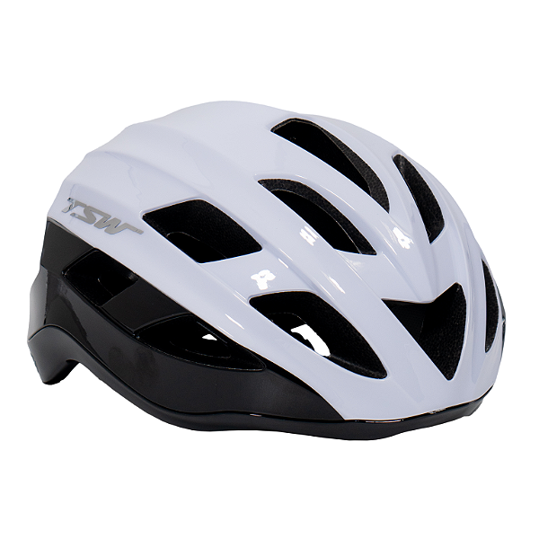 Capacete TSW Team II Tam. 56-61 Branco/Preto