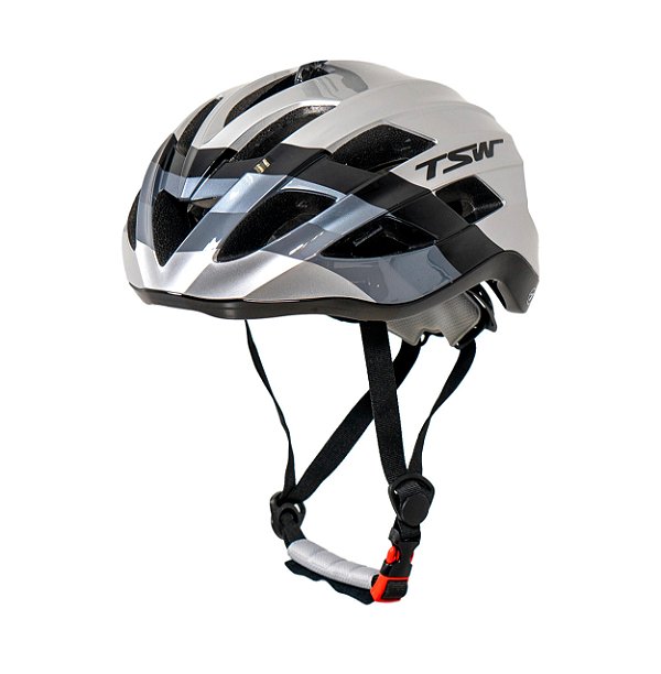 Capacete TSW Team II Tam. 56-61 Cinza/Preto