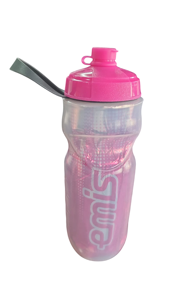 Caramanhola EMIS Cinza/Rosa (Tampa Rosa) 590ml