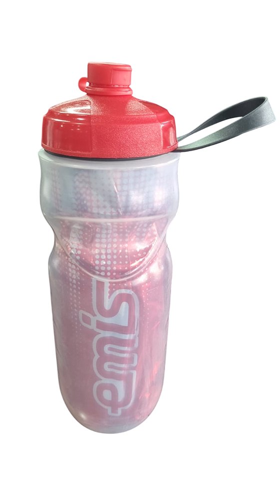 Caramanhola EMIS Cinza/Vermelho (Tampa Vermelha) 590ml