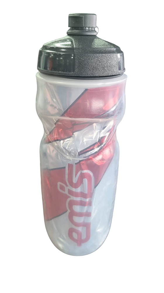 Caramanhola EMIS Cinza/Vermelho (Tampa Preta) 590ml