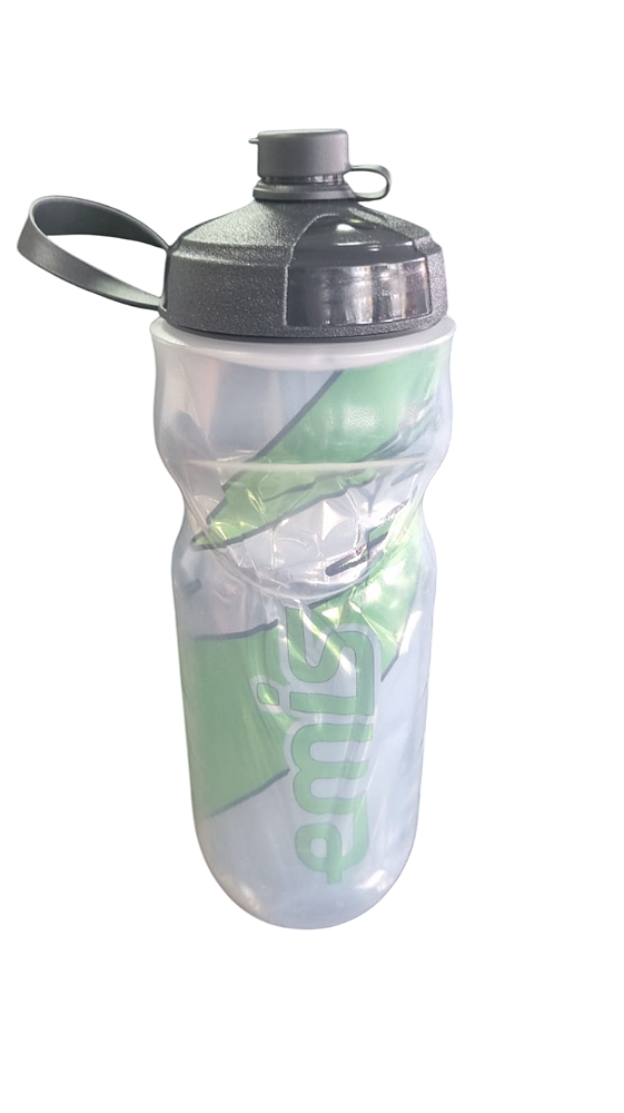 Caramanhola EMIS Cinza/Verde (Tampa Preta) 590ml