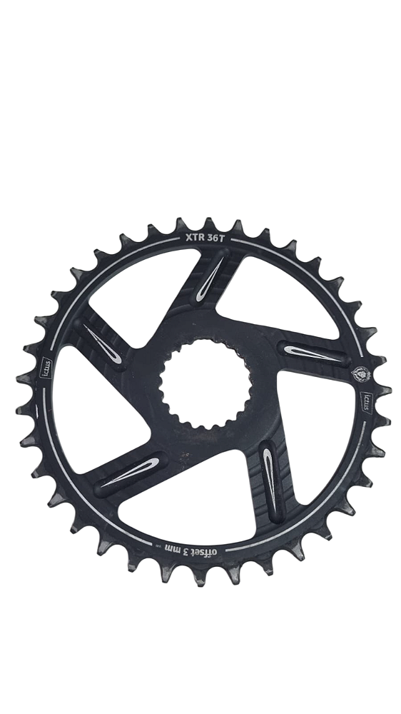 SEMINOVO - Coroa MTB ICTUS Direct Shimano SLX/XT/XTR Offset 3mm 36T Preta
