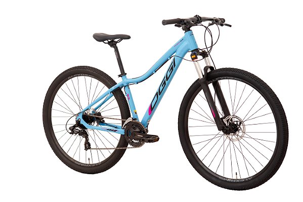 Bicicleta OGGI FLOAT 5.0 24V - Tam. 15.5 - Azul/Preto/Rosa