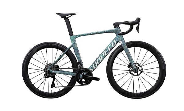 Bicicleta SUNPEED New Victory Expert ULTEGRA DI2 Verde Tam. L