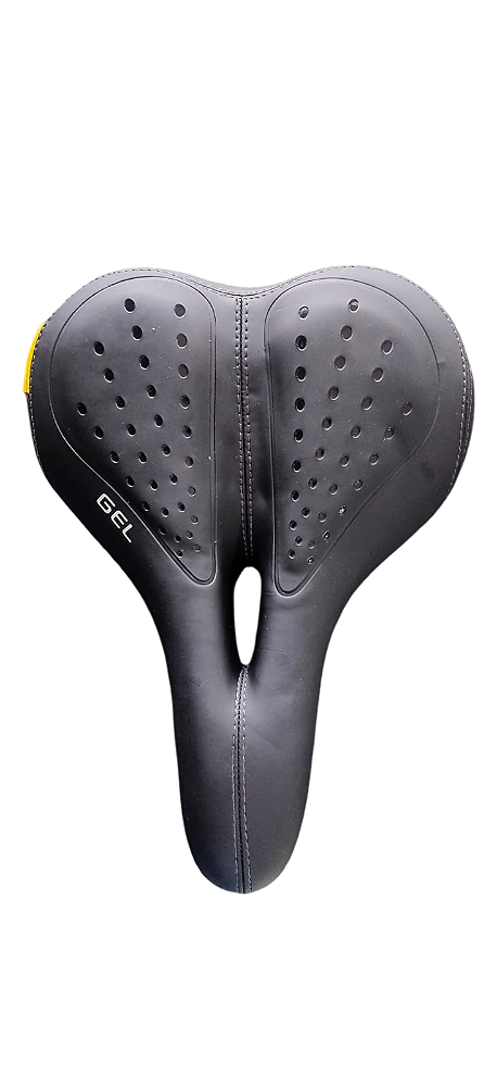 Selim AGILETTE GEL Preto/Preto BORDA:Prata AZ-537F3