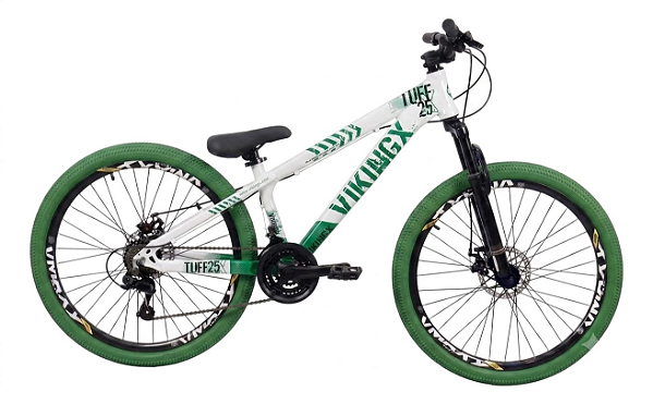 Bicicleta VIKING Branca/Verde Aro 26