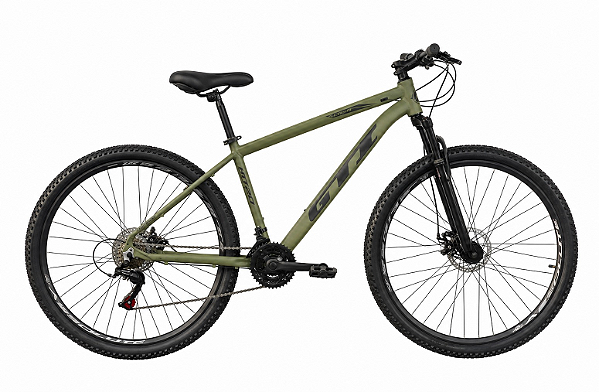Bicicleta GTI Roma Verde Militar 21v Tam. 15