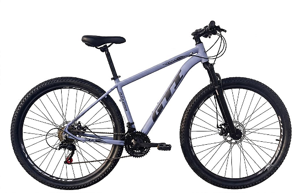 Bicicleta GTI Roma Branco/Grafite 21v Tam. 17