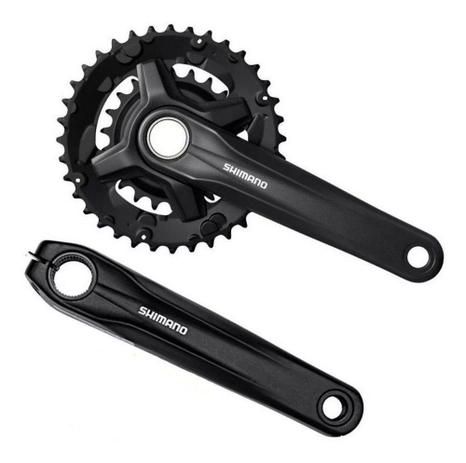Pedivela SHIMANO Triplo Alumínio MT210 40/30/22 Padrão Hollowtech Integrado