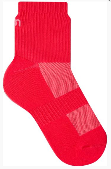 Meia RIKAM Feminina Cano Curto Poliamida Runner Vermelho