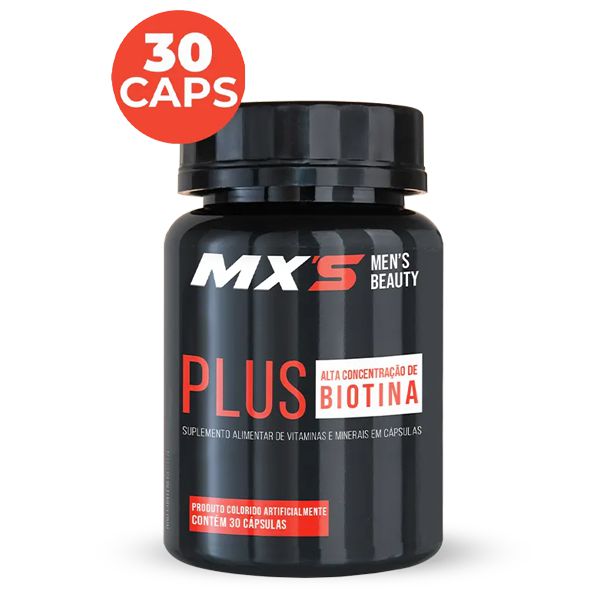 Biotina Maximus Plus - Para Crescer Cabelo e Barba - 30 Dias de Uso