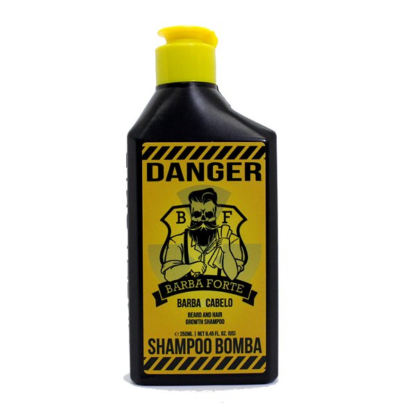 Shampoo Bomba Barba e Cabelo Danger Barba Forte 250ml