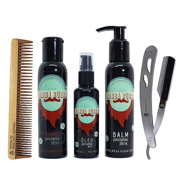 Kit Barba Rubra / MMA cuidado completo com a barba