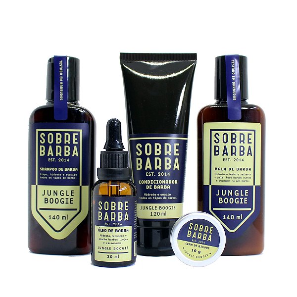 Kit Sobrebarba Jungle Boogie cuidados com a barba