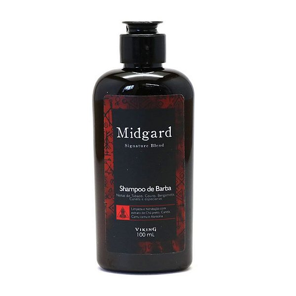 Shampoo de barba Viking - Linha Midgard - 100ml