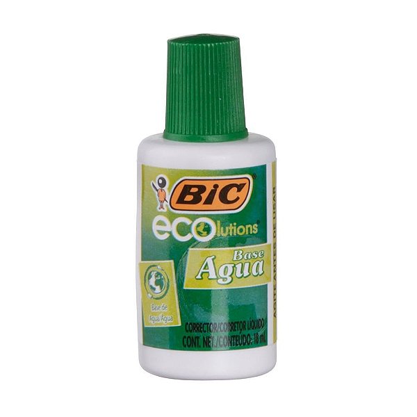 CORRETIVO LÍQUIDO BIC 18ML AQUA
