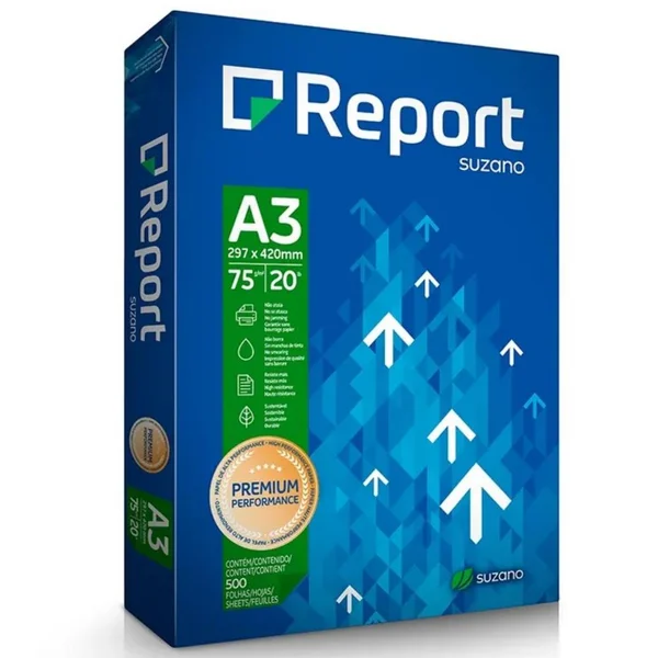 PAPEL SULFITE A3 REPORT 75GR 500FLS