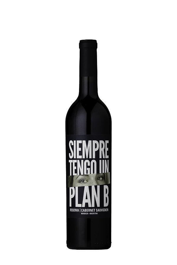 VINHO TINTO SIEMPRE TENGO UN PLAN B RESERVA CABERNET SAUVIGNON 750ML