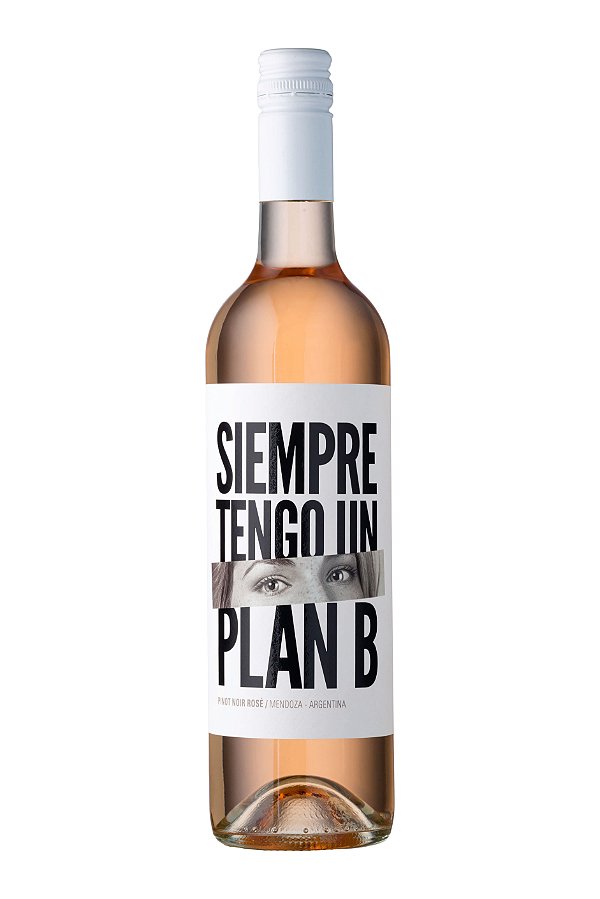 VINHO ARGENTINO SIEMPRE TENGO UN PLAN B ROSÉ MALBEC — PINOT NOIR 2020 750ML