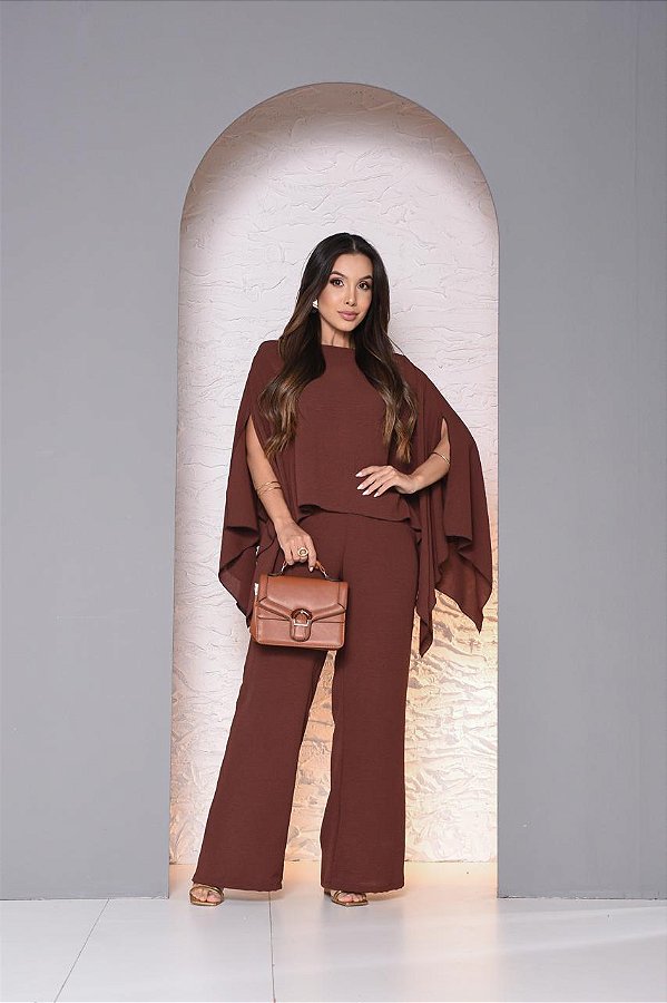 Conjunto feminino Boho capa moda coutry descolado