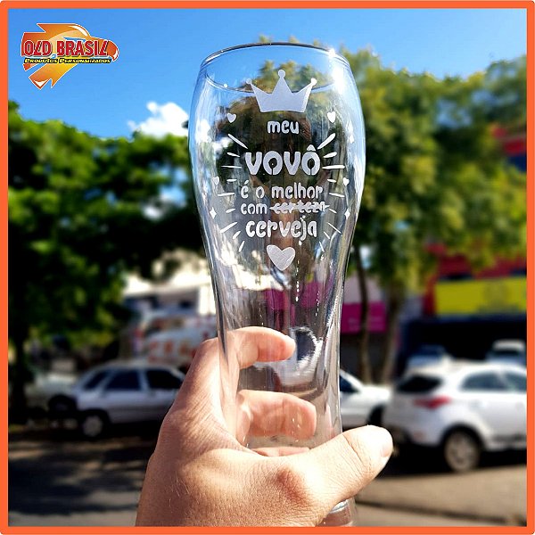 Tulipa de Chopp 680ml - Vidro - Personalizada (TRANSPARENTE)