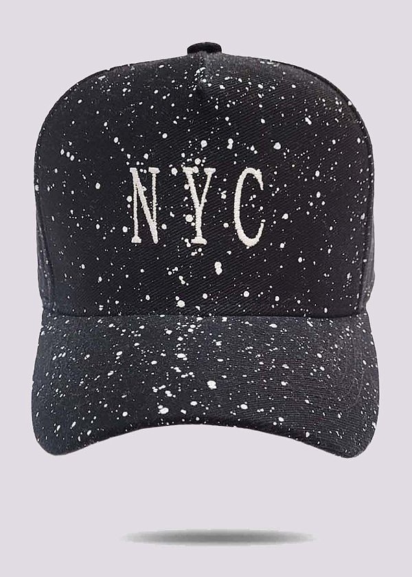 Boné preto aba curva snapback lunar NYC