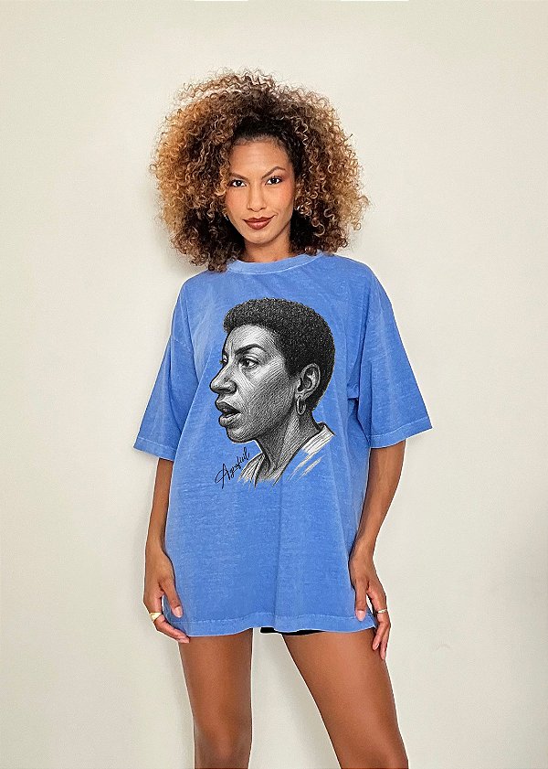 Camiseta Leci Brandão Azul