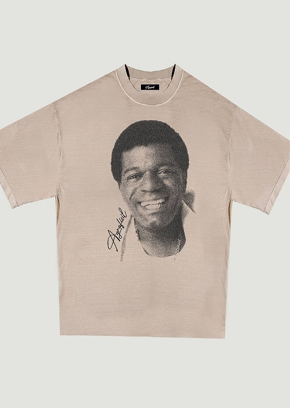 Camiseta almir guineto Areia