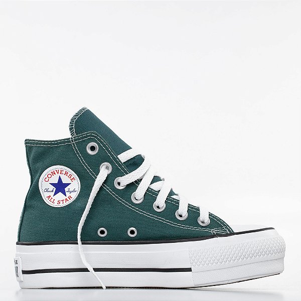 tenis all star verde limão