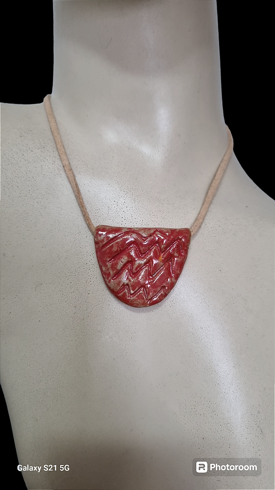 Cerâmica -  Colar   Difusor  zodíaco