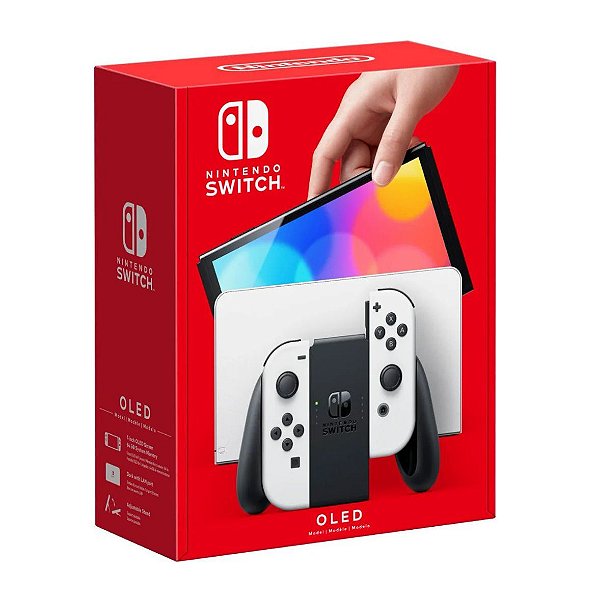 Console Nintendo Switch OLED 64gb Branco - Cadê Meu Jogo