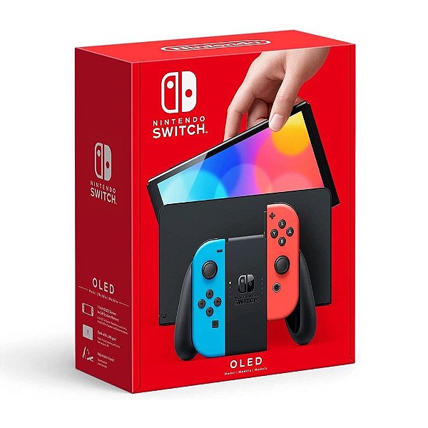 Consola Nintendo Switch OLED Vermelho (edição Mario)