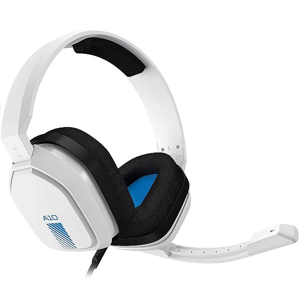 Headset Astro A10 Gaming Branco Com Fio Estéreo