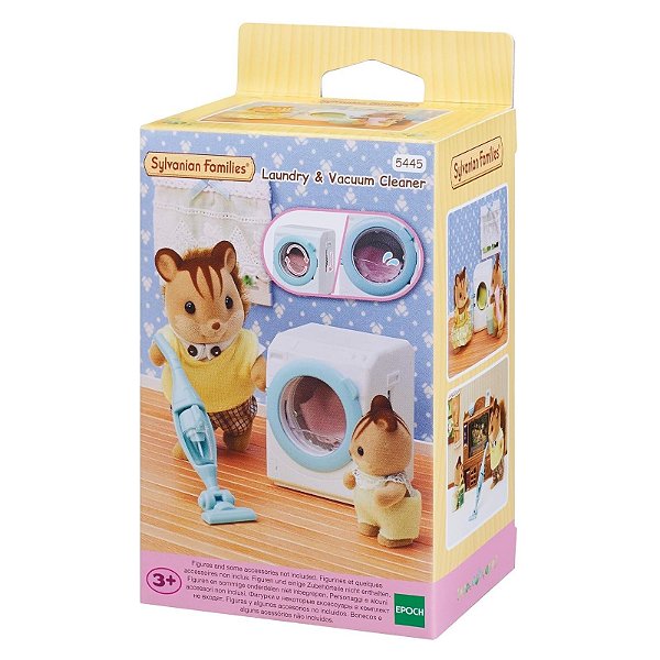 Máquina de Lavar Roupa e Aspirador de Pó Sylvanian Families