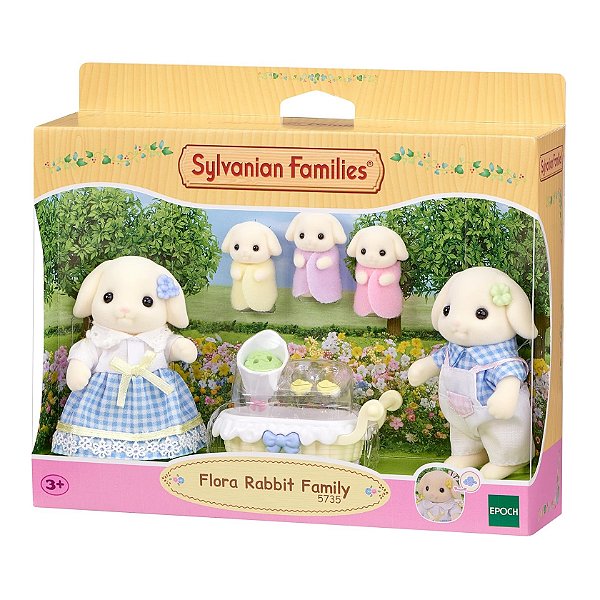 Família dos Coelhos Floral Sylvanian Families