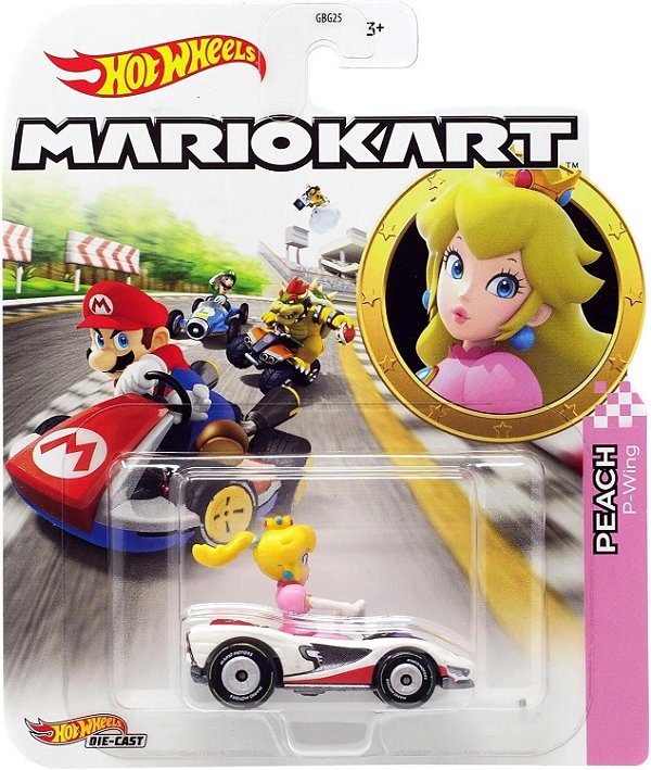 Carrinho Hot Wheels Mario Kart - P. Wing