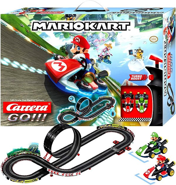 Pista Elétrica Carrera Go Mario Kart 4,9 Metros 1/43