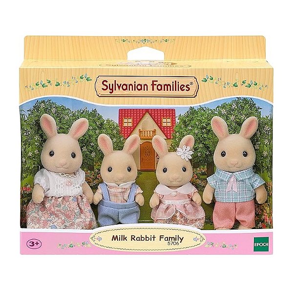 Família dos Coelhos de Leite Sylvanian Families
